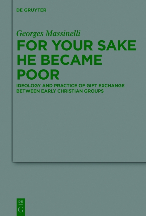Cover image for book For Your Sake He Became Poor
