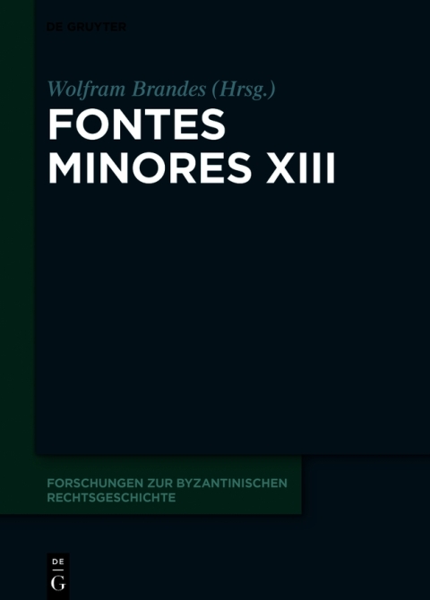 Fontes Minores XIII 