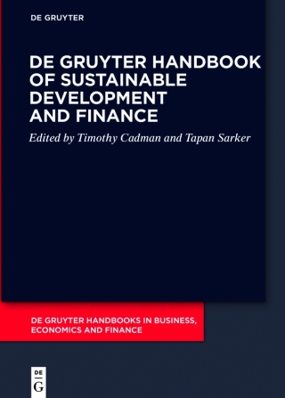 De Gruyter Handbook of Sustainable Development and Finance