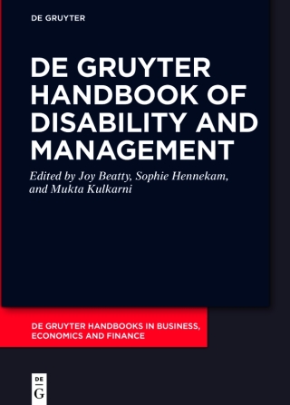 De Gruyter Handbook of Disability and Management