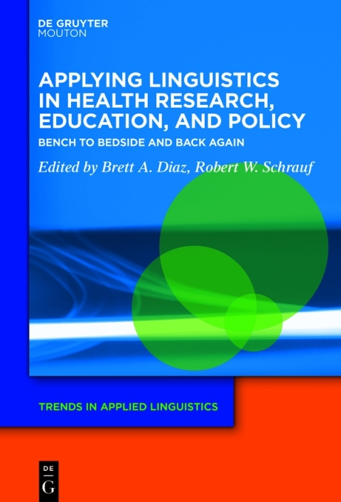 Cover image for book Applying Linguistics in Health Research, Education, and Policy