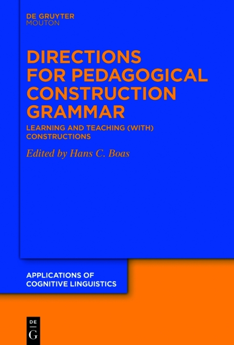 Cover image for book Directions for Pedagogical Construction Grammar