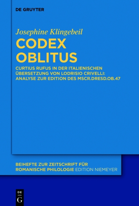 Codex oblitus 