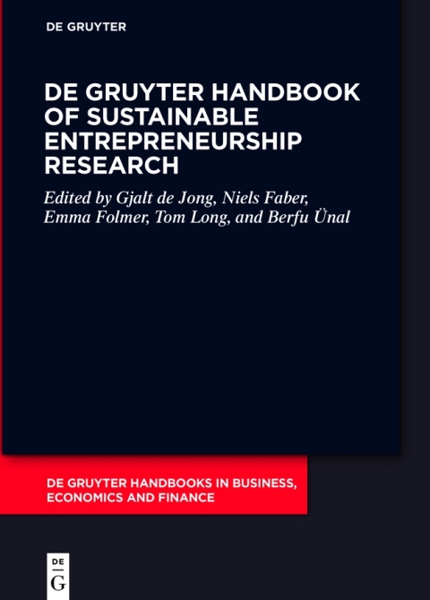 De Gruyter Handbook of Sustainable Entrepreneurship Research 
