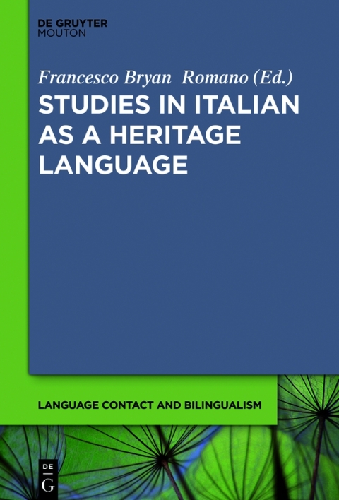 Cover image for book Studies in Italian as a Heritage Language