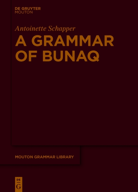 Cover image for book A Grammar of Bunaq