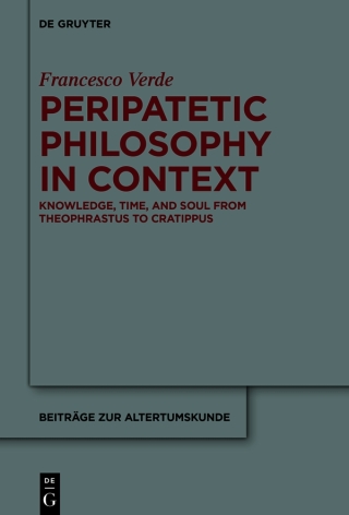 Peripatetic Philosophy in Context