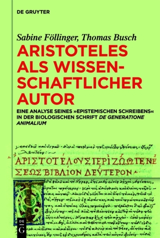Aristoteles als wissenschaftlicher Autor