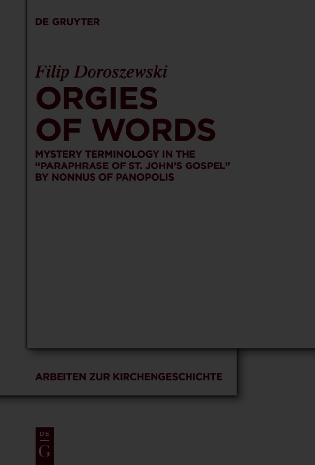 Orgies of Words