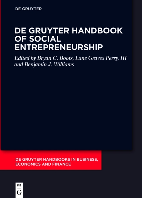 De Gruyter Handbook of Social Entrepreneurship 