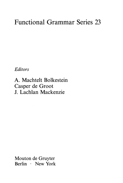 Cover image for book Constructing a Lexicon of English Verbs