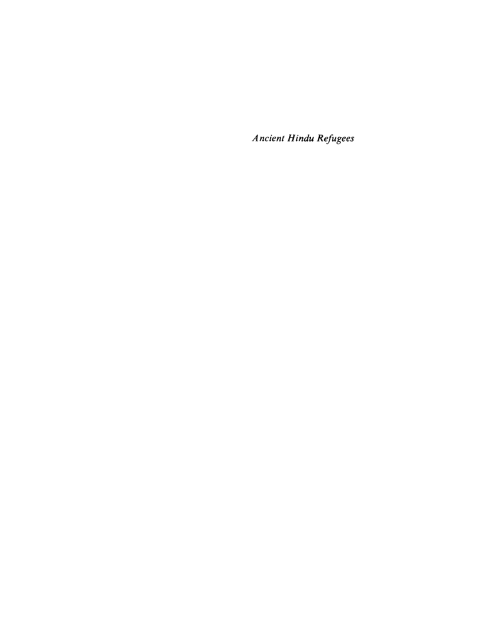 Cover image for book Ancient Hindu Refugees