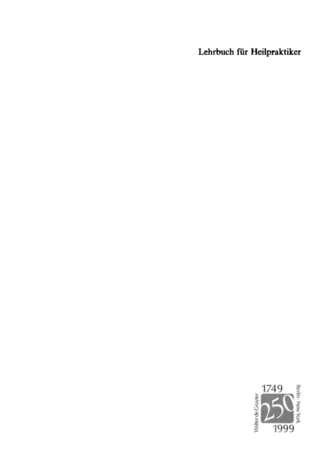 Cover image for book Lehrbuch für Heilpraktiker