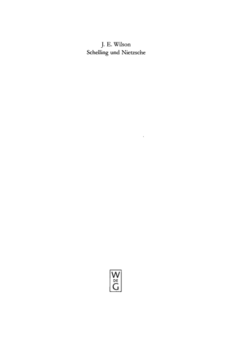 Cover image for book Schelling und Nietzsche