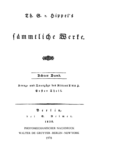Kreuz- und QuerzÃ¼ge des Ritters A bis Z. Theil 1 
