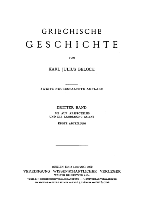 Cover image for book Bis auf Aristoteles und die Eroberung Asiens