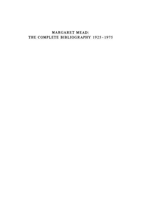 Cover image for book Margaret Mead