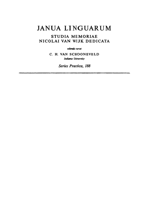 Cover image for book The Inga Language