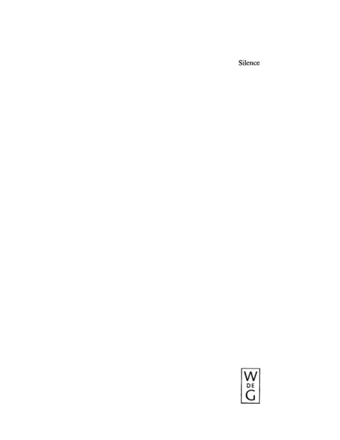 Cover image for book Silence