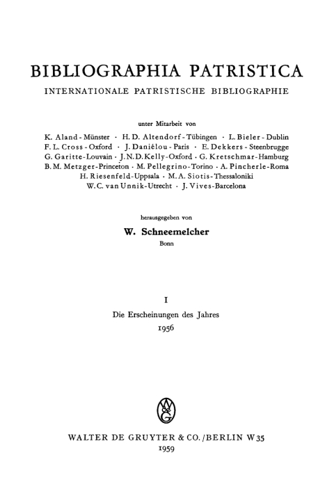 Cover image for book Die Erscheinungen des Jahres 1956