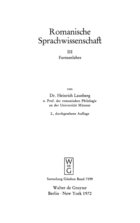 Cover image for book Formenlehre