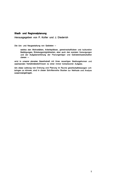 Cover image for book Soziographie und Städtebau