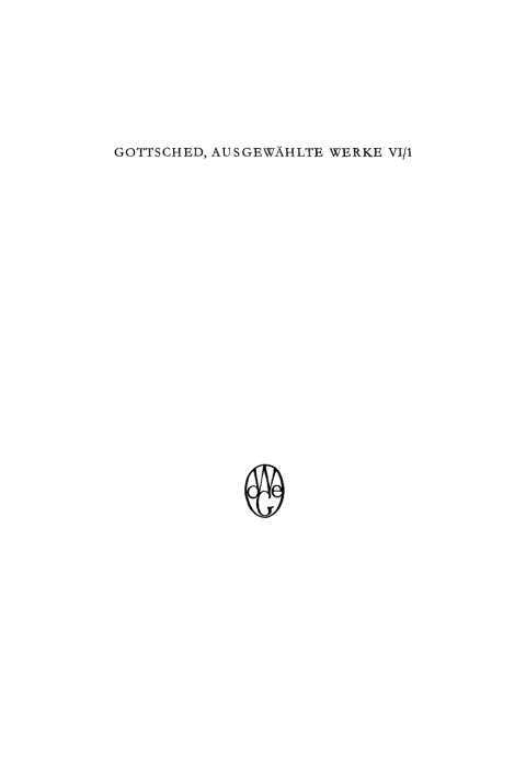 Cover image for book Versuch einer Critischen Dichtkunst. Erster Allgemeiner Theil