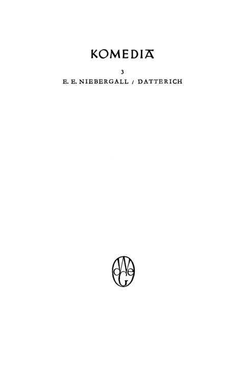 Cover image for book Datterich