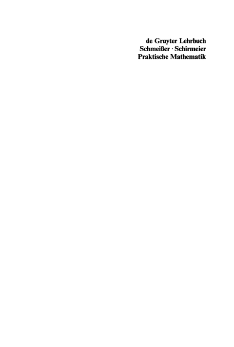 Cover image for book Praktische Mathematik