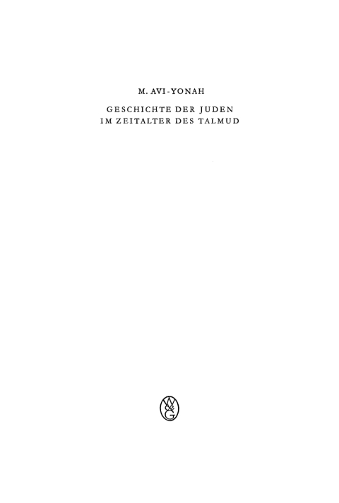 Cover image for book Geschichte der Juden im Zeitalter des Talmud