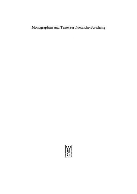 Cover image for book Nietzsche und die Dialektik der Aufklärung