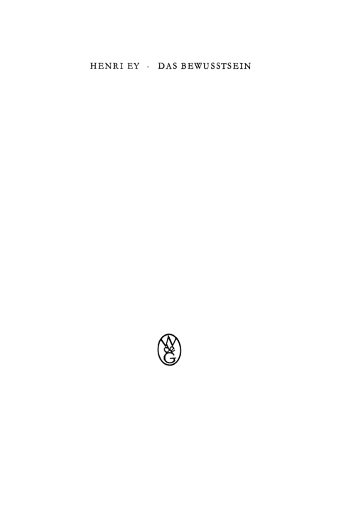 Cover image for book Das Bewusstsein