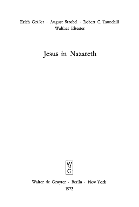 Jesus in Nazareth 