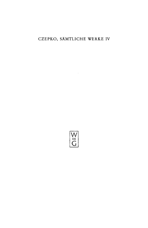 Cover image for book Prosa-Schriften I