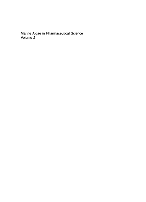Cover image for book Marine Algae in Pharmaceutical Science. Vol. 2