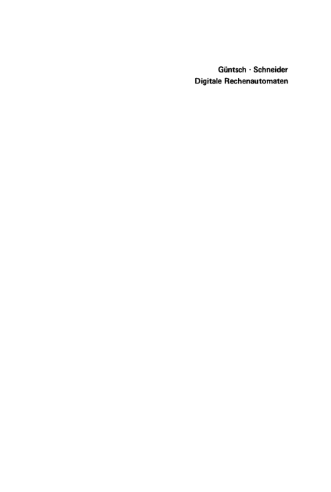 Cover image for book Einführung in die Programmierung digitaler Rechenautomaten