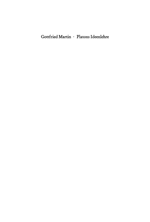 Cover image for book Platons Ideenlehre