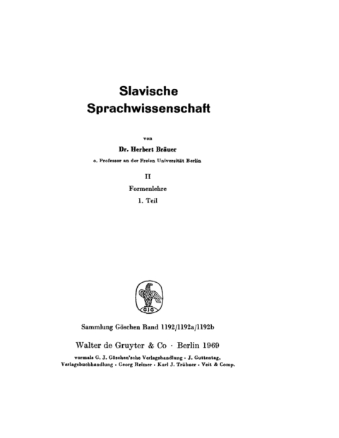 Cover image for book Formenlehre. Teil 1