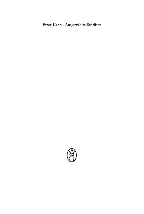 Cover image for book Ausgewählte Schriften