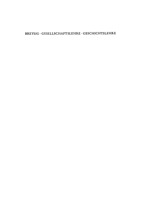 Cover image for book Gesellschaftslehre - Geschichtslehre