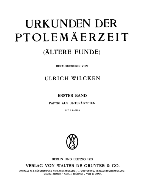 Cover image for book Papyri aus Unterägypten