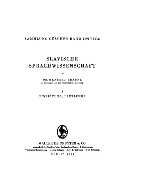 Cover image for book Einleitung, Lautlehre