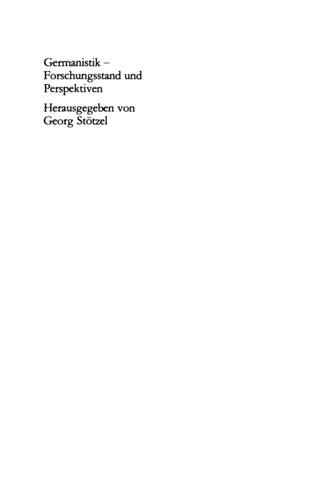 Cover image for book Ältere Deutsche Literatur, Neuere Deutsche Literatur