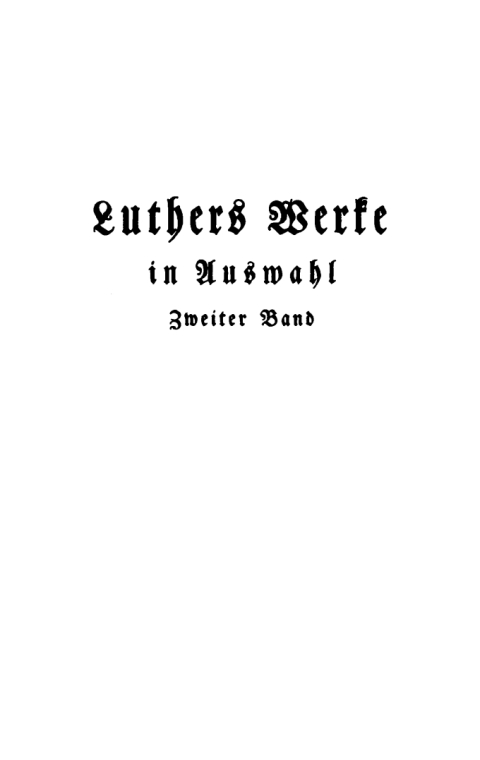 Cover image for book Schriften von 1520–1524