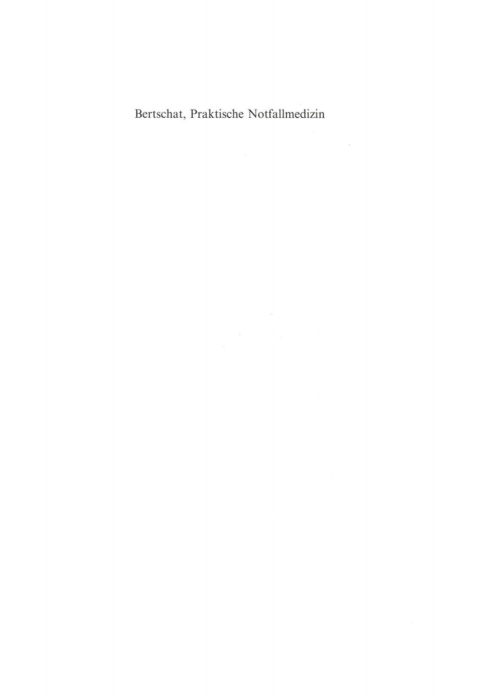 Cover image for book Praktische Notfallmedizin