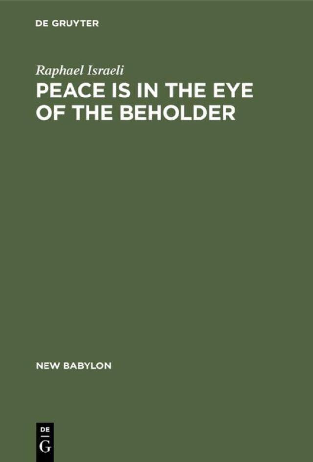 Peace is in the Eye of the Beholder