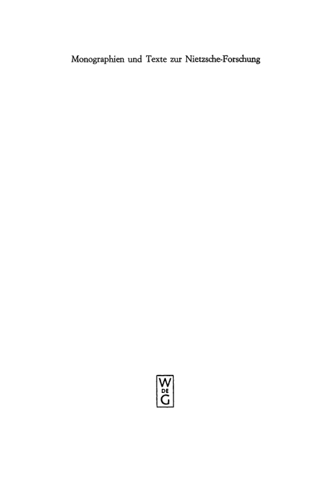 Cover image for book Nietzsches Totalismus