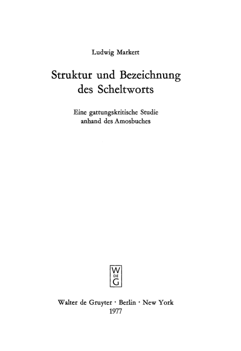Cover image for book Struktur und Bezeichnung des Scheltworts