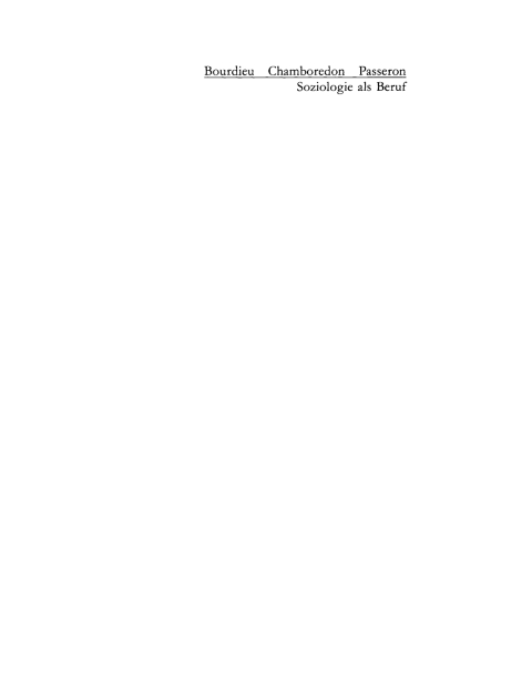 Cover image for book Soziologie als Beruf