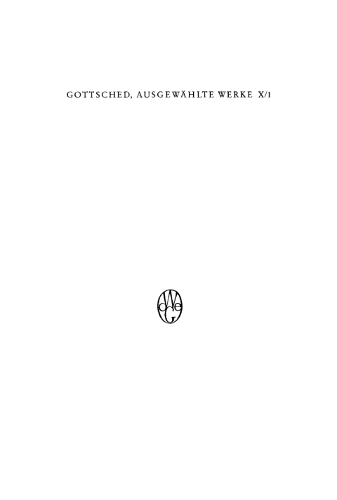 Cover image for book Kleinere Schriften. Erster Teil